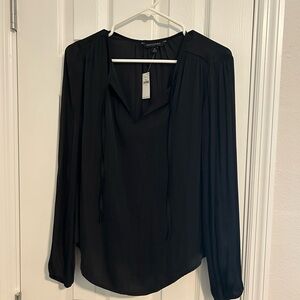 Banana Republic Factory satin blouse NWT M
